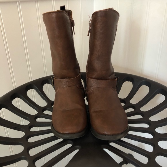 Little girl zip up brown boots - Picture 2 of 6